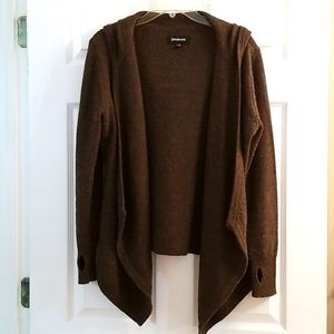 Betabrand Black Sheep Wrap Sweater S/M